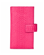 Giovani Python Wallet Pink