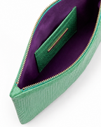 Amsterdam Italian Python Leather Handbag Green