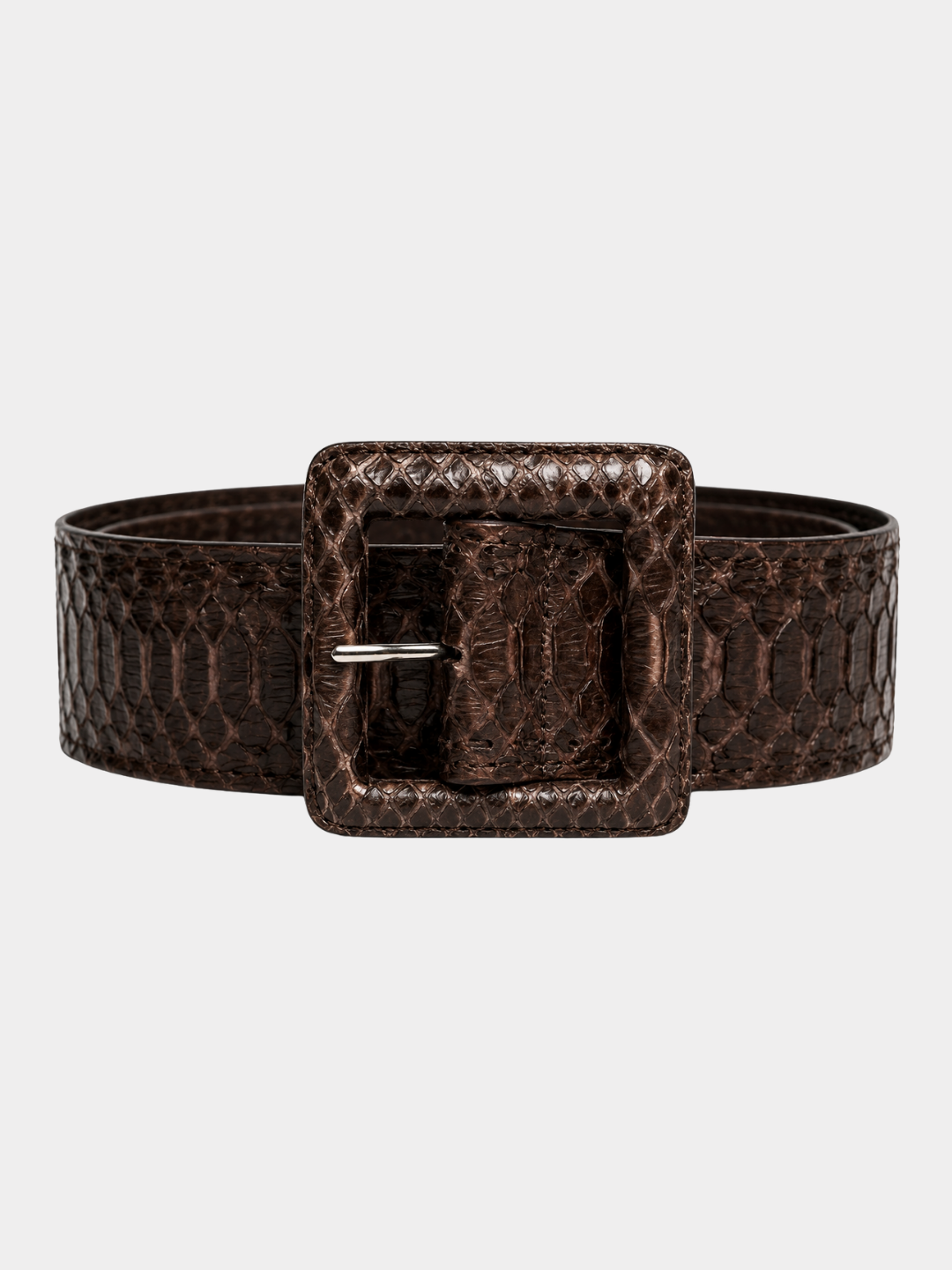 Anastasia Italian Python Leather Belt