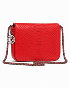 Downing Italian Python Leather Handbag Lipstick