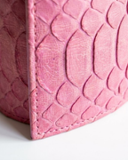 Epheia Python Leather Bracelet Pink Python