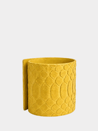 Epheia Python Leather Bracelet Yellow Python