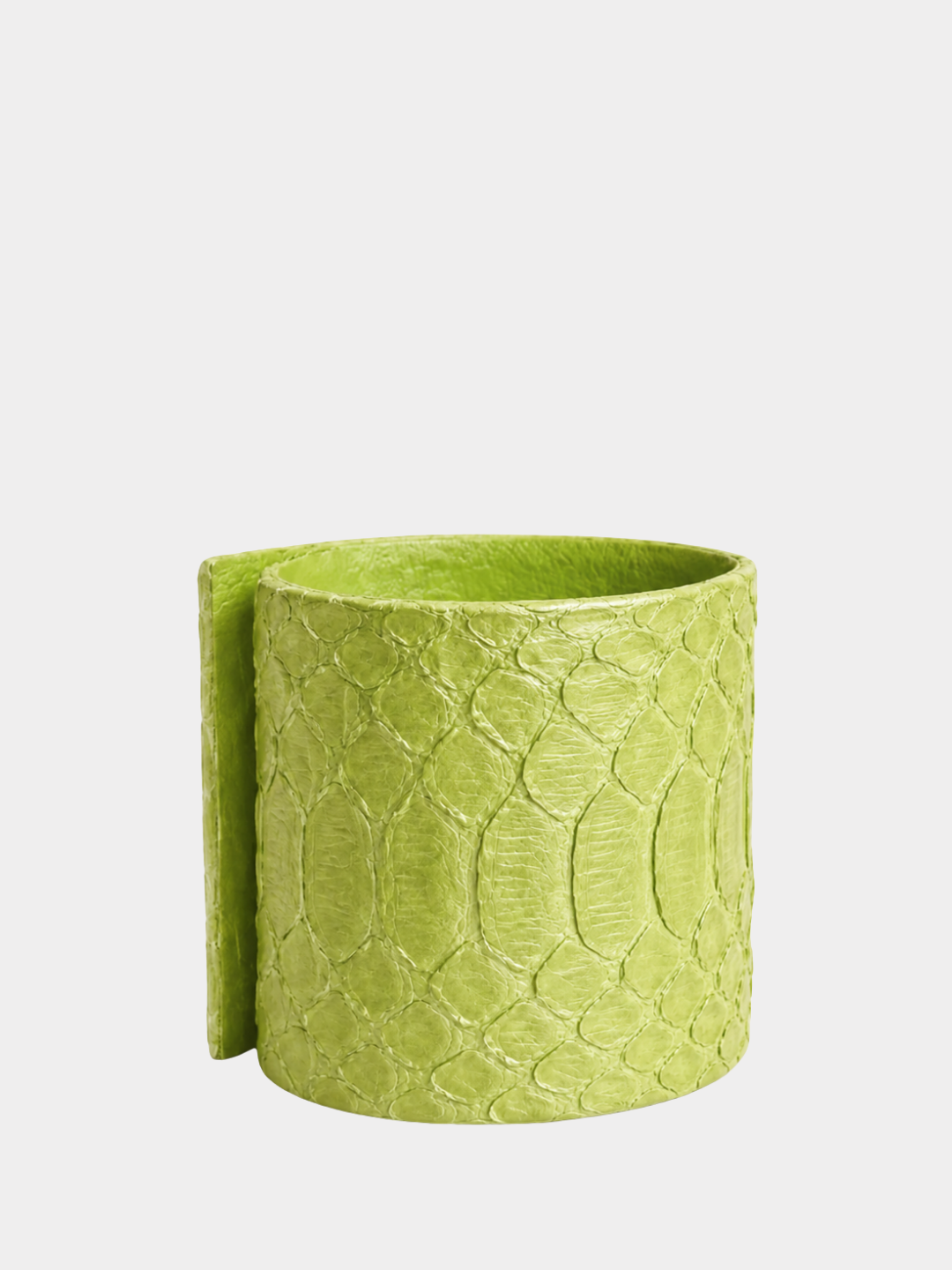 Epheia Python Leather Bracelet Green Python