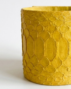 Epheia Python Leather Bracelet Yellow Python