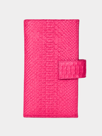 Giovani Python Wallet Pink