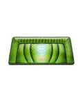 Malibu Italian Python Clutch Handbag Green Glow
