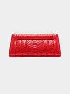 Malibu Italian Python Clutch Handbag Lipstick