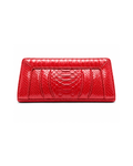 Malibu Italian Python Clutch Handbag Lipstick