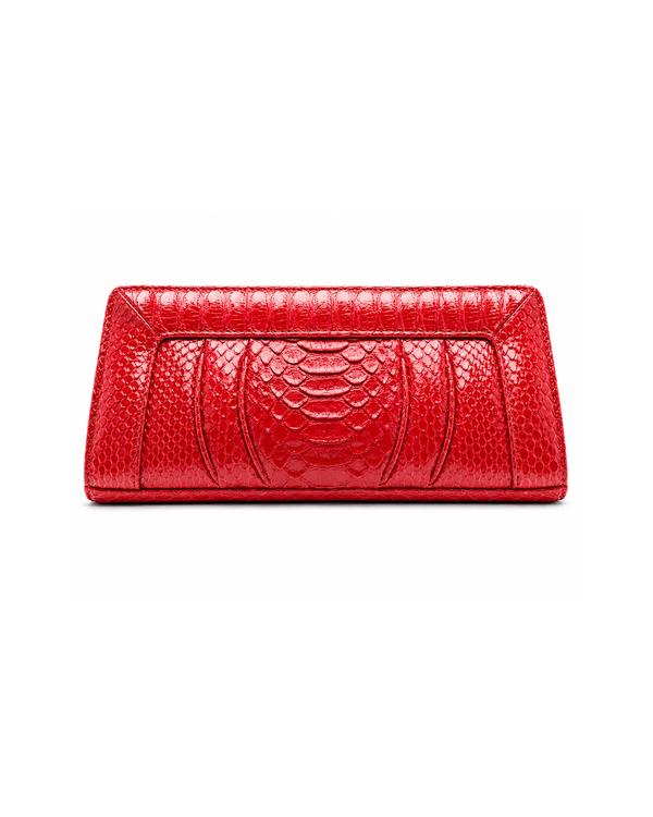 Malibu Italian Python Clutch Handbag Lipstick
