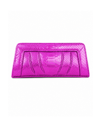 Malibu Italian Python Clutch Handbag Barbie
