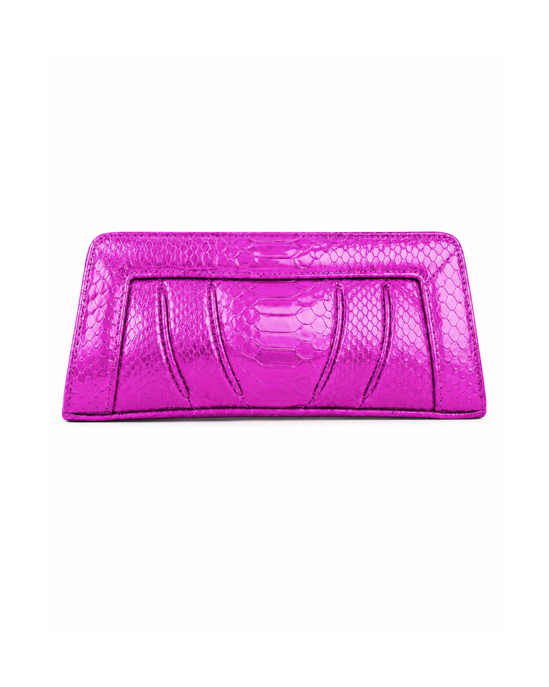 Malibu Italian Python Clutch Handbag Barbie