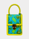 Marbella Italian Python Leather Handbag