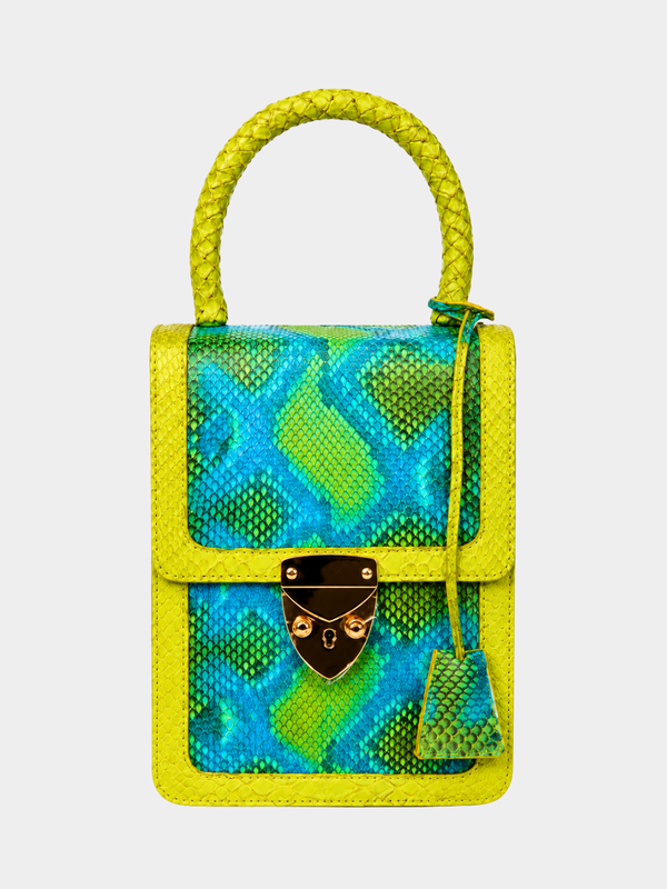 Marbella Italian Python Leather Handbag