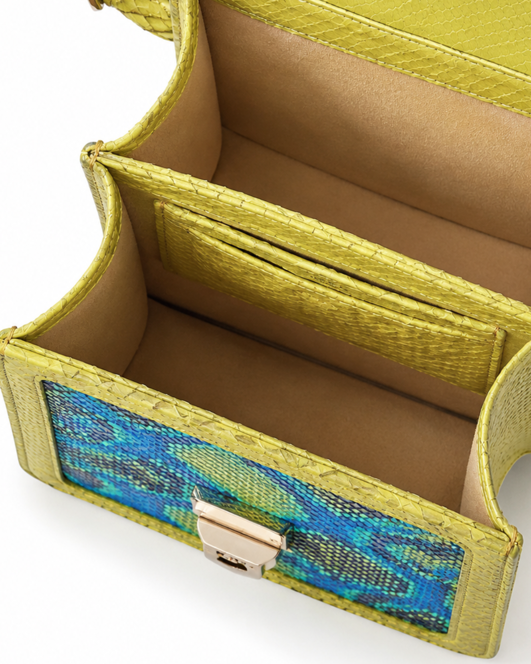 Marbella Italian Python Leather Handbag