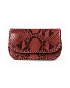 Milano Italian Python Clutch Handbag Lipstick