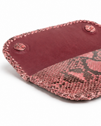Milano Italian Python Clutch Handbag Lipstick