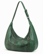 Orlando Italian Python Leather Handbag Emarald