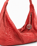 Orlando Italian Python Leather Handbag Somon