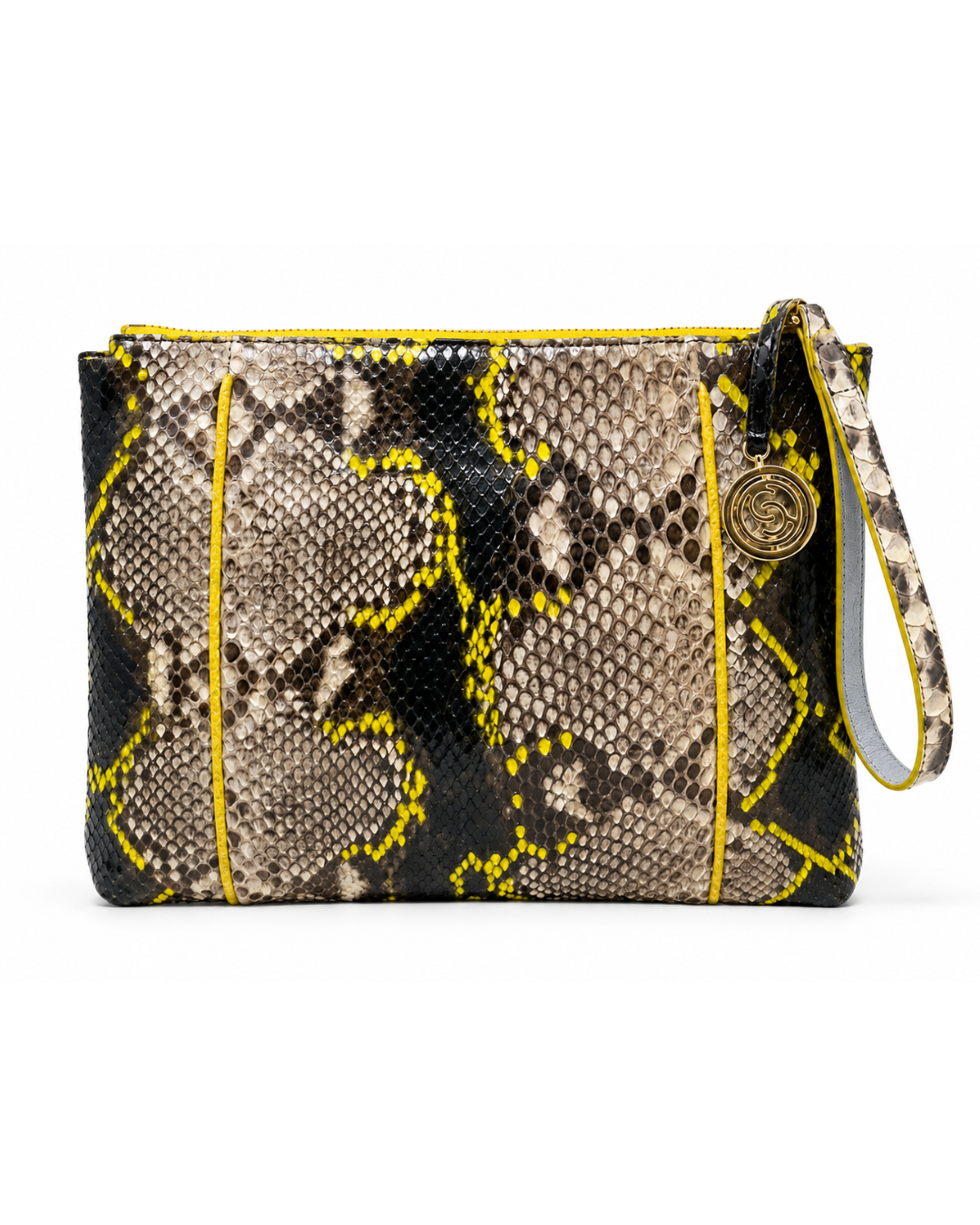 Silvicia Italian Python Leather Handbag