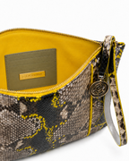 Silvicia Italian Python Leather Handbag