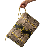 Silvicia Italian Python Leather Handbag