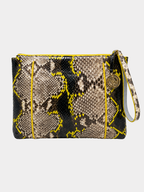 Silvicia Italian Python Leather Handbag
