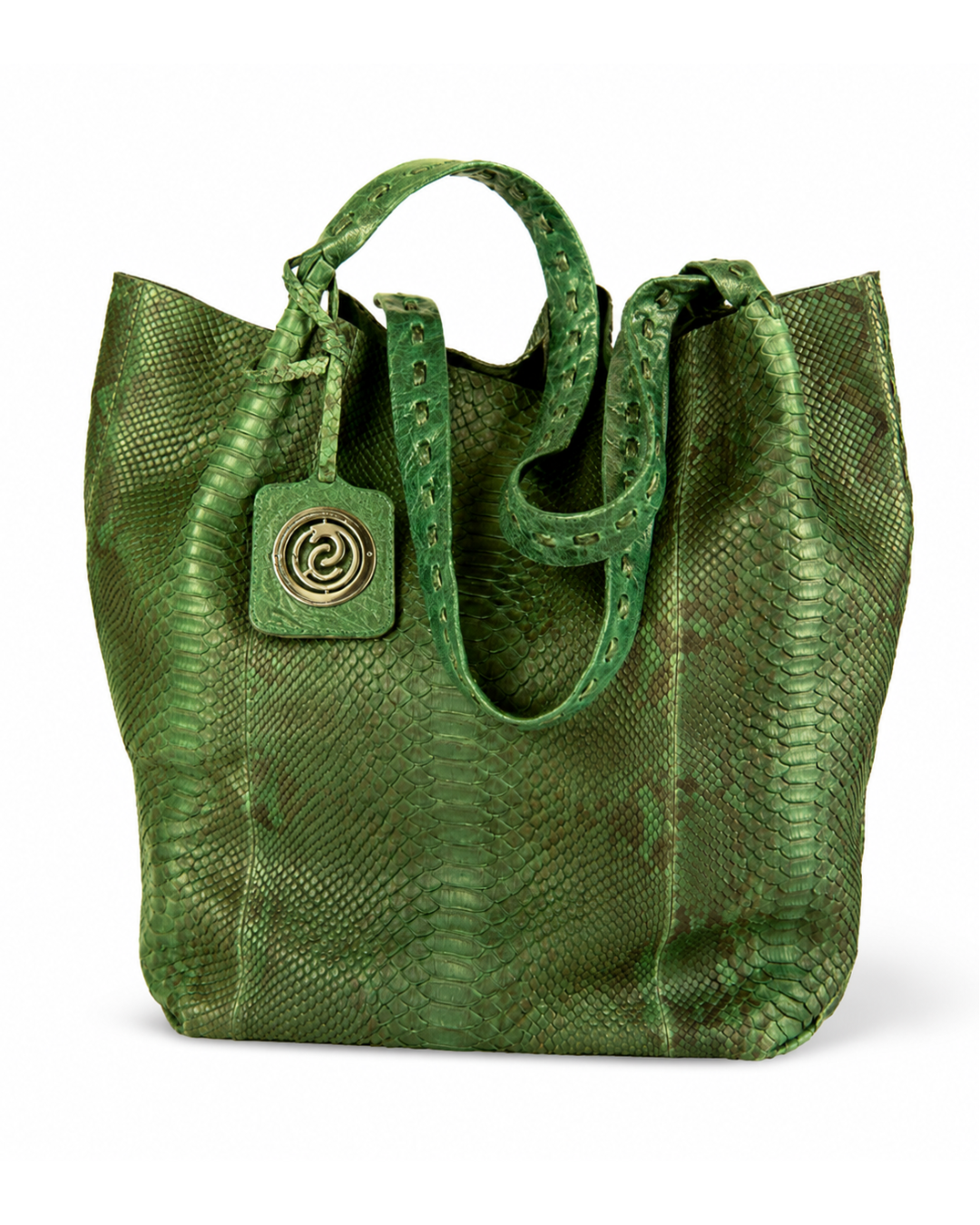 Texas Italian Python Leather Shoulder Bag