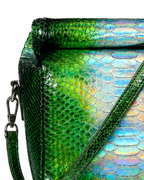 Utah Italian Python Leather Handbag