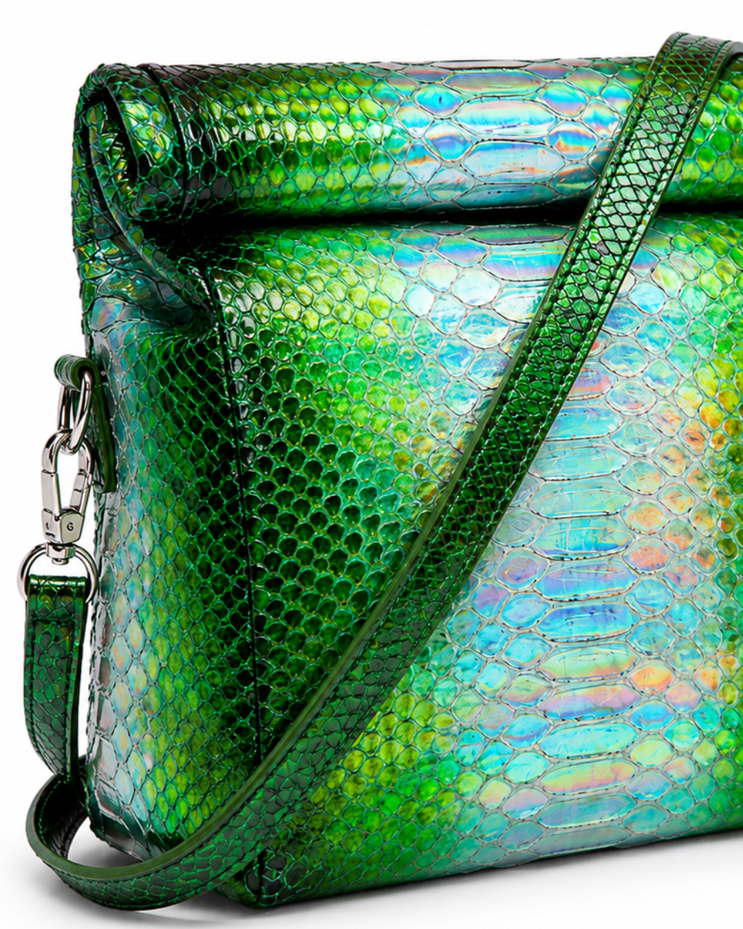 Utah Italian Python Leather Handbag