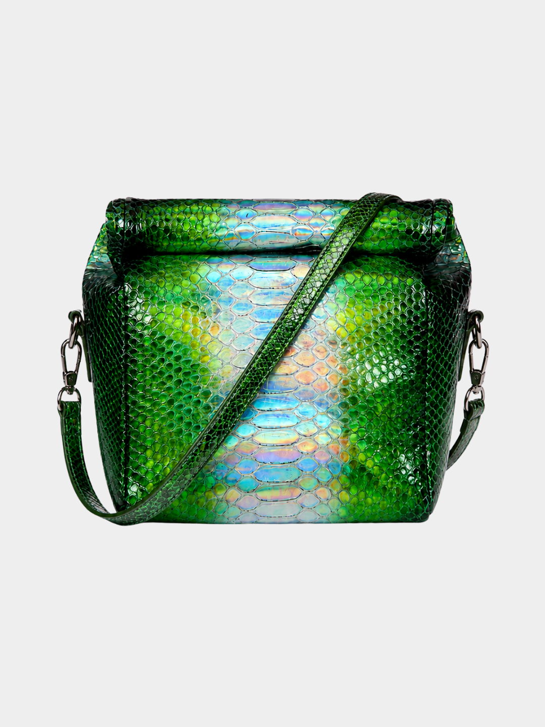 Utah Italian Python Leather Handbag