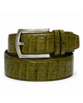 Vimont - Croco Leather Belt Verde