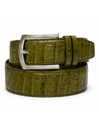 Vimont - Croco Leather Belt Verde