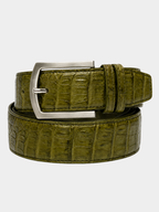 Vimont - Croco Leather Belt Verde