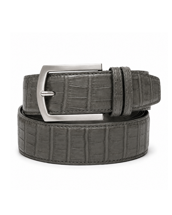 Vimont - Croco Leather Belt Void