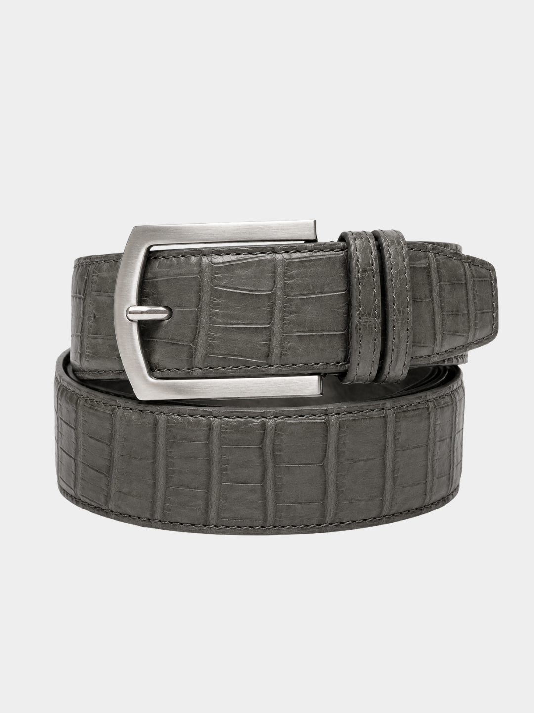 Vimont - Croco Leather Belt Void