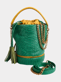 Felicia Brazil Python Italian Leather Handbag