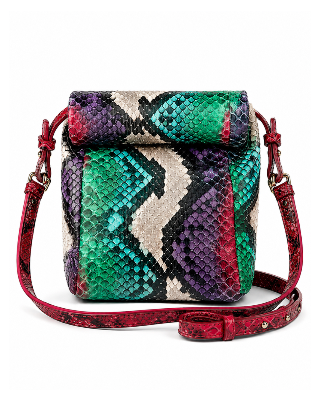 Jimilia Italian Python Leather Handbag