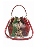 Kansas Italian Python Leather Handbag