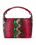Lamia Italian Python Leather Shoulder Bag